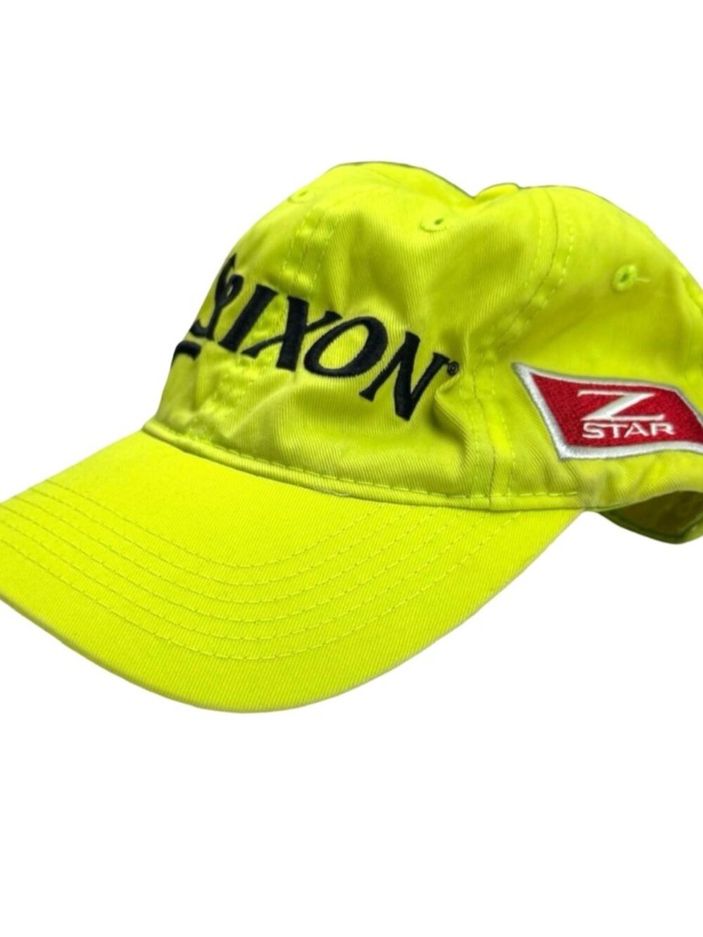 Srixon ZStar Tour Neon Adjustable Golf Baseball Cap Hat Yellow